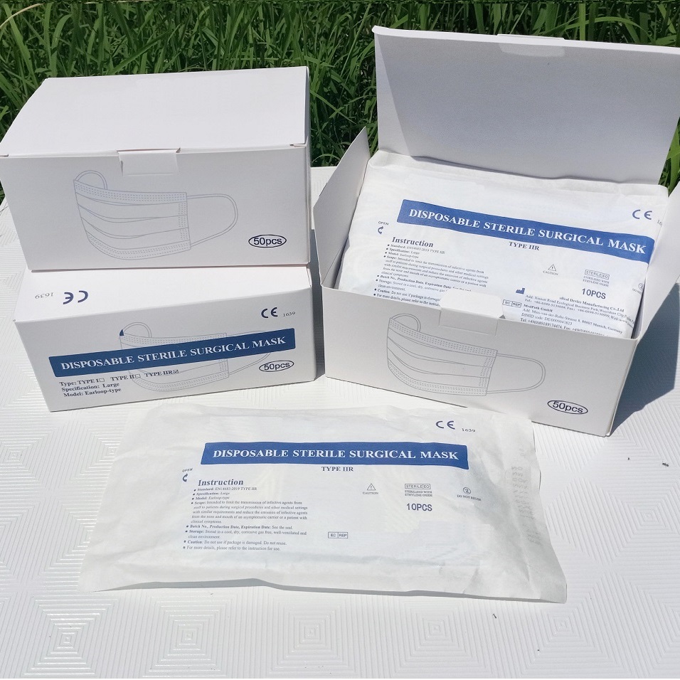 disposable sterile surgical mask   